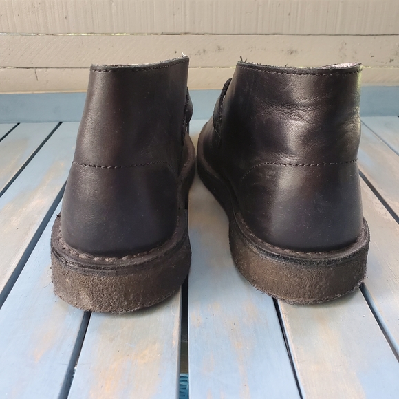 CLARKS X V&A Leather Desert Mary Jane Boots/Booties Size 6.5 - Picture 5 of 11